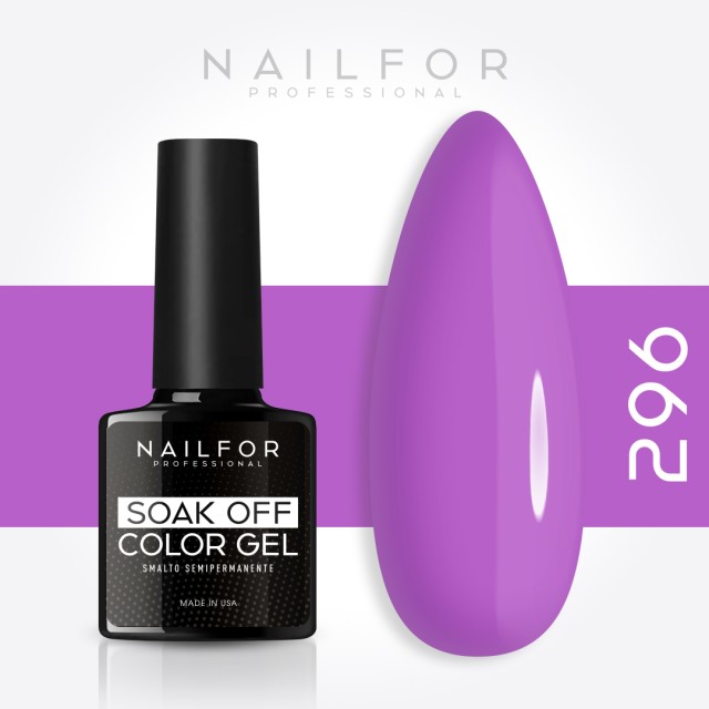 Vernis à ongles semi-permanent couleur : vernis gel semi-permanent Slimline 296-S Nailfor 6,49 €
