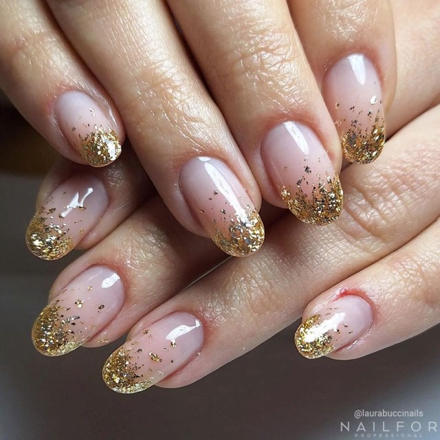 Semipermanente smalto colore per unghie: FANTASY Smalto Gel Semipermanente - 289 oro glitter Nailfor 6,99 €