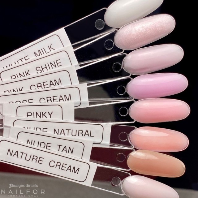 Gel per unghie ricostruzione ACRYLGEL ROSE CREAM 30ML Nailfor 10,99 €