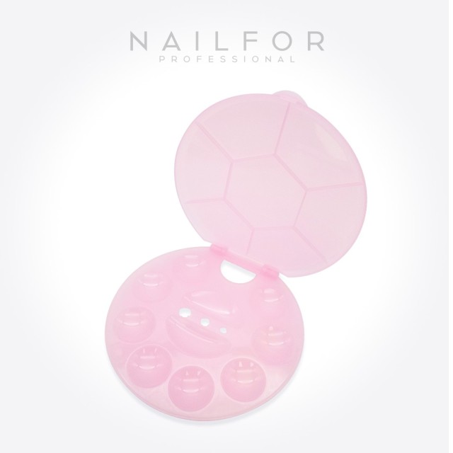 accessori per unghie, nails nail art alta qualità TAVOLOZZA MESCOLA COLORI - ROSA Nailfor 3,99 € Nailfor