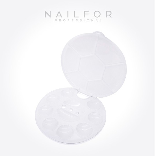 Accessoires pour ongles, nails de haute qualité nail art PALETTE DE MÉLANGE DE COULEURS - BLANC Nailfor 3,99 € Nailfor