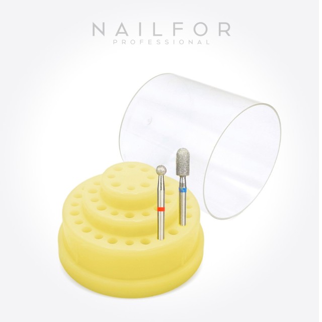 accesorios para uñas, nails nail art alta calidad PORTA PUNTAS CÍRCULO PEQUEÑO amarillo Nailfor 3,99 € Nailfor