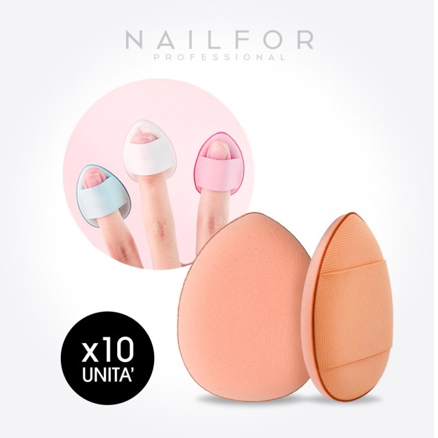 Mini Éponges pour Nail Art et Maquillage - Pack de 10
