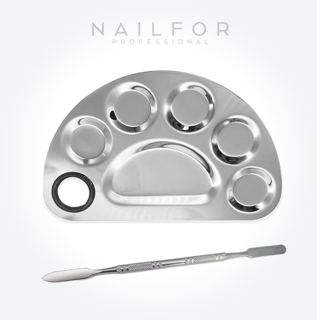 accesorios para uñas, nails nail art alta calidad ACERO INOXIDABLE "pata de gato" Inox CON PALETA Nailfor 7,99 € Nailfor