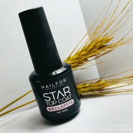 Star Top Coat Bellatrix Nail Gel Reconstruction - 15ML No Wipe Nailfor Sealant €12.99