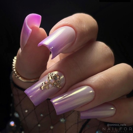 nail art decoration nail reconstruction Aurora powder pigment - AU02 Nailfor €4.99 2