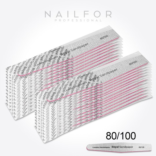 nail accessories, nails nail art high quality 24x Royal RHOMBUS WASHABLE FILE - 80/100 Nailfor €16.99 Nailfor