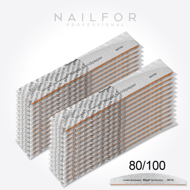 accessori per unghie, nails nail art alta qualità 24x LIMA ROYAL BOOMERANG LAVABILE - 80/100 Nailfor 16,99 € Nailfor