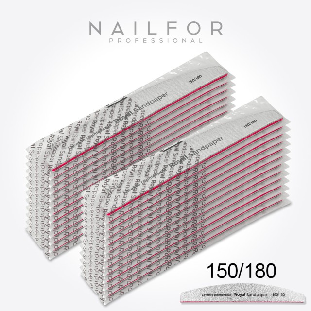 accessori per unghie, nails nail art alta qualità 24x LIMA ROYAL BOOMERANG LAVABILE - 150/180 Nailfor 16,99 € Nailfor