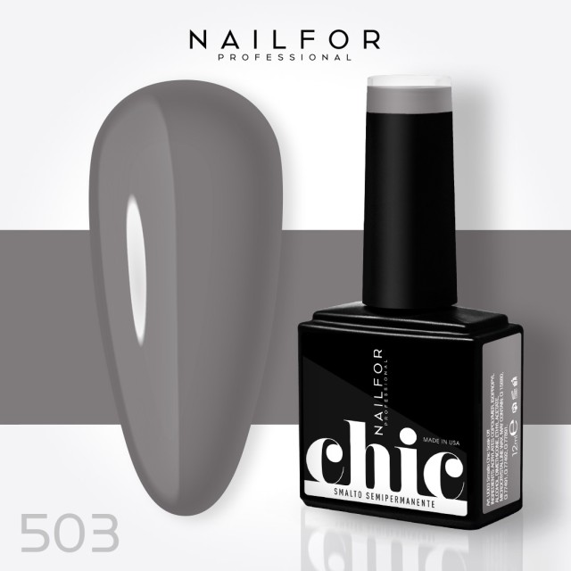 Semipermanente smalto colore per unghie: CHIC SMALTO SEMIPERMANENTE - 503 Nailfor 7,99 €