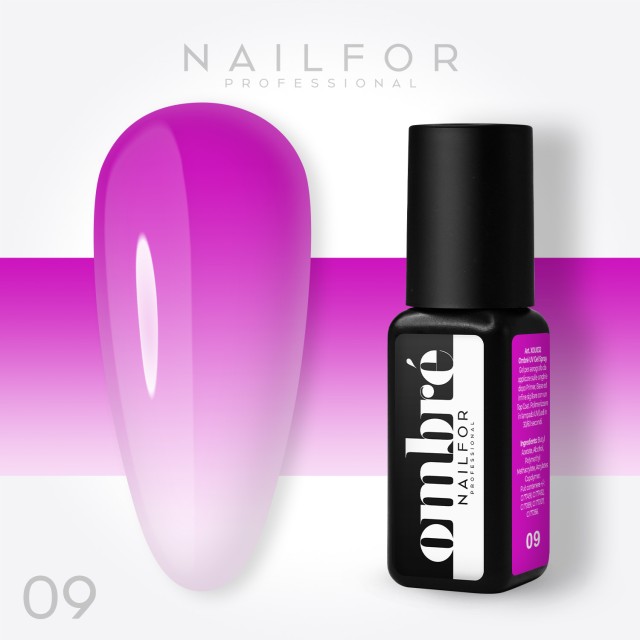 nail art decoration nail reconstruction Ombre Uv Gel - 09 Nailfor €7.99
