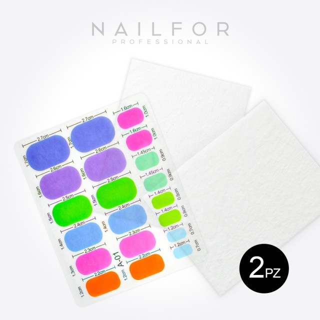 accessori per unghie, nails nail art alta qualità Fibra di Seta per ricostruzione unghie - Square 2pz Nailfor 2,99 € Nailfor