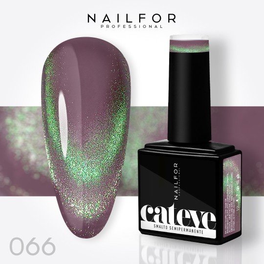 Semi-permanent nail polish color: Cat eye chic - 66 Nailfor €8.99