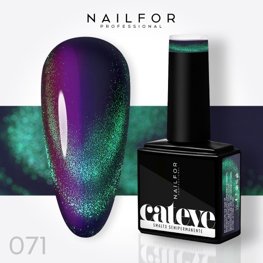 Semi-permanent nail polish color: Cat eye chic - 71 Nailfor €8.99