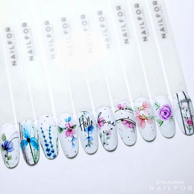 nail art decoration nail reconstruction Lovink REFILL 6 COLORS Nailfor €14.99