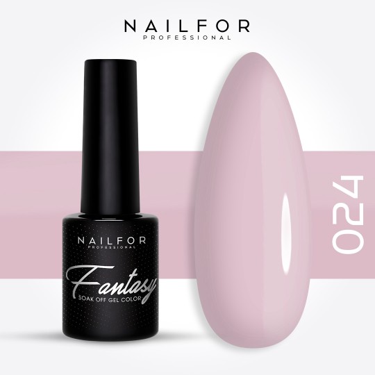 Semi-permanent nail polish color: Fantasy Semi-permanent Gel Polish - 024FAN Nailfor €6.99