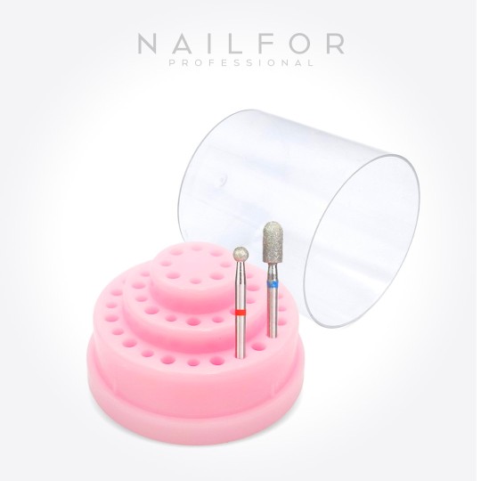 nail accessories, nails nail art high quality SMALL CIRCLE TIP HOLDER pink Nailfor €3.99 Nailfor