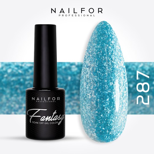 Semipermanente smalto colore per unghie: FANTASY Smalto Gel Semipermanente - 287 Nailfor 6,99 €