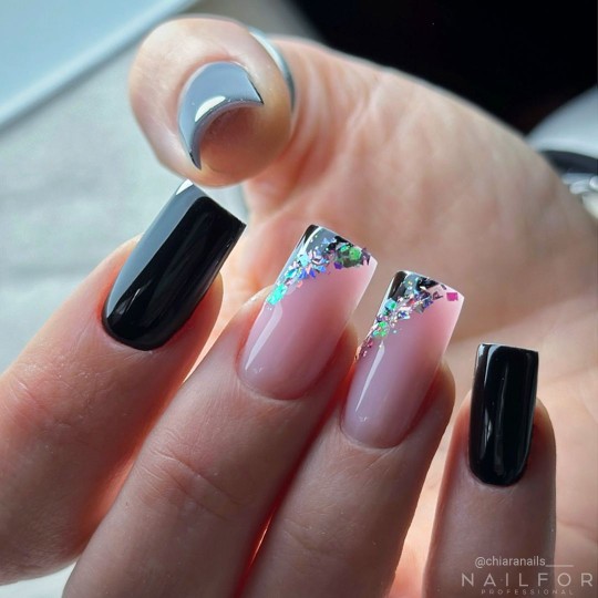 nail gel color, nail art , nails Butter High Density Gel Color - LC002 Black | Nailfor €3.49 2