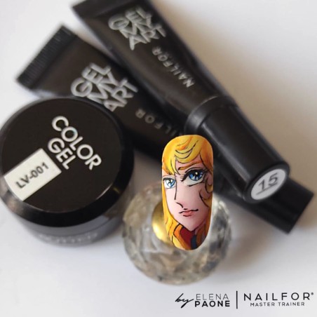 nail gel color, nail art , nails Butter High Density Gel Color - LC002 Black | Nailfor €3.49