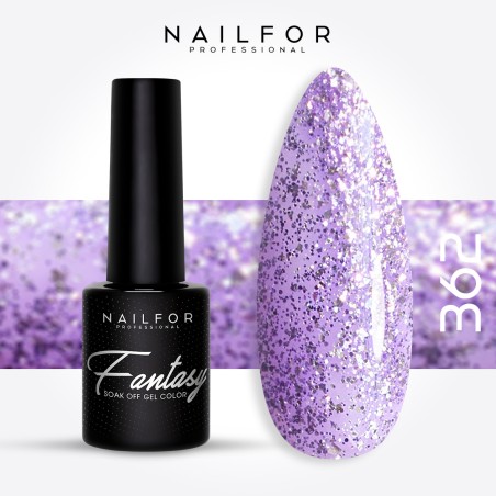 Semi-permanent nail polish color: Fantasy Semi-permanent Gel Polish - 362 Nailfor €8.99