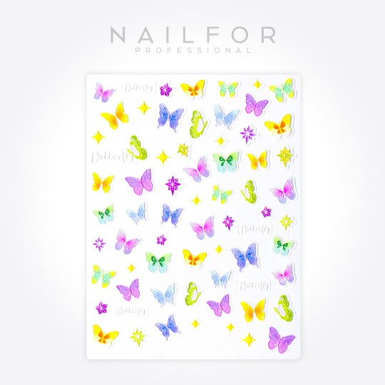 Decoración nail art , reconstrucción de uñas, Stickers ADHESIVAS - ST680 Nailfor 1,99 €