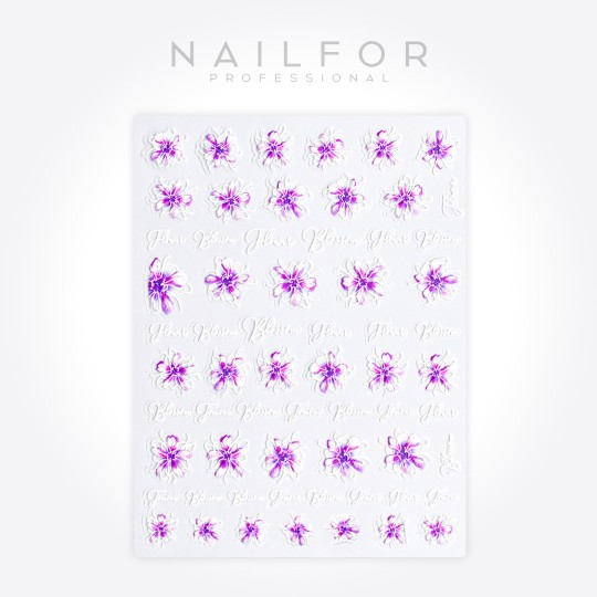 Decoración nail art , reconstrucción de uñas, Stickers ADHESIVAS - ST683 Nailfor 1,99 €