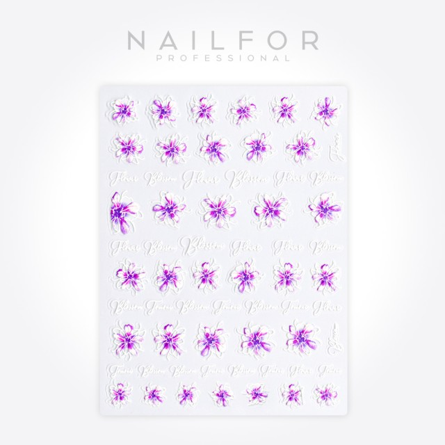 Decoración nail art , reconstrucción de uñas, Stickers ADHESIVAS - ST683 Nailfor 1,99 €