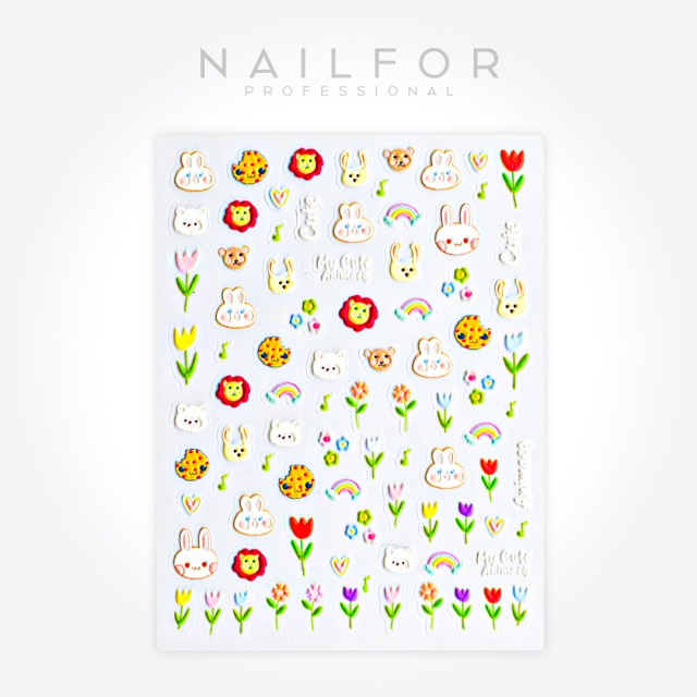 Decoración nail art , reconstrucción de uñas, Stickers ADHESIVAS - ST687 Nailfor 1,99 €