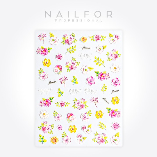 Decoración nail art , reconstrucción de uñas, Stickers ADHESIVAS - ST688 Nailfor 1,99 €