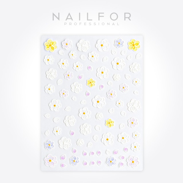 Decoración nail art , reconstrucción de uñas, Stickers ADHESIVAS - ST682 Nailfor 1,99 €