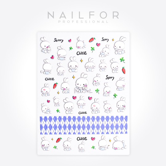 nail art decoration nail reconstruction ADHESIVE Stickers - ST690 Nailfor €1.99