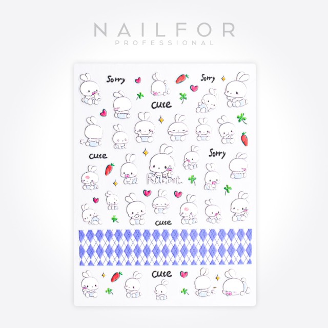 Decoración nail art , reconstrucción de uñas Stickers adhesivas - ST690 Nailfor 1,99 €