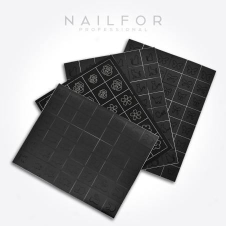 nail art decoration nail reconstruction Stencil ST696 - 4PZ Nailfor €3.99 nail art decoration nail reconstruction Stencil ST696 - 4PZ Nailfor €3.99