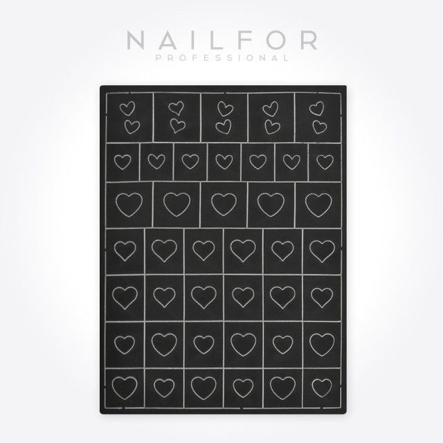 nail art decoration nail reconstruction Stencil ST697 - 4PZ Nailfor €3.99