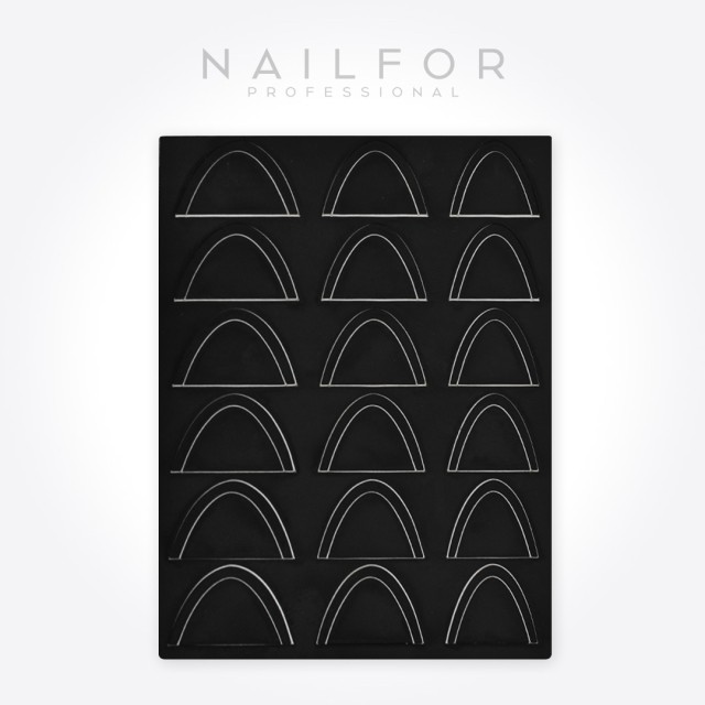 Décoration nail art reconstruction d'ongles Stencil ST699 - 4 pièces Nailfor 3,99 €