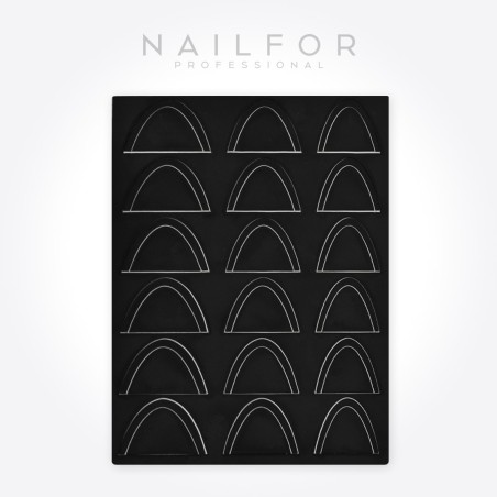 Decoración nail art , reconstrucción de uñas, Stencil ST699 - 4 piezas, Nailfor 3,99 €