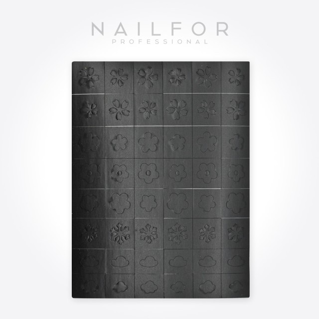 nail art decoration nail reconstruction Stencil ST698 - 4PZ Nailfor €3.99