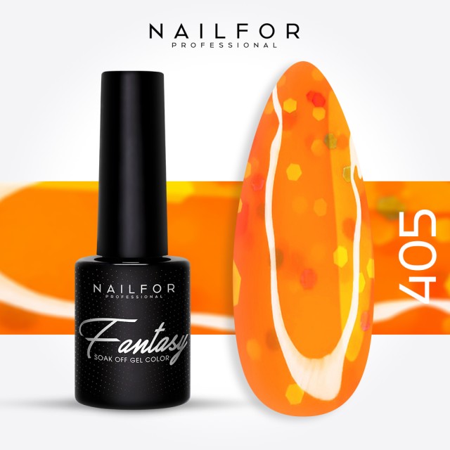 Semipermanente smalto colore per unghie: FANTASY Smalto Gel Semipermanente - 405 confetti Nailfor 7,99 €