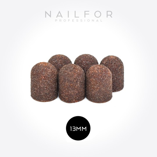 nail accessories, nails nail art high quality 13mm Abrasive cap pedicure drill - GR80-6PZ Nailfor €6.99 Nailfor