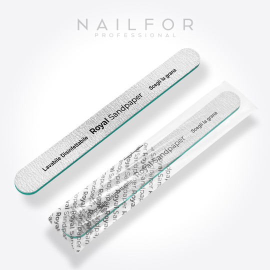 nail accessories, nails nail art high quality Royal STRAIGHT WASHABLE FILE 1pc - Single Pack Nailfor €1.00 Nailfor