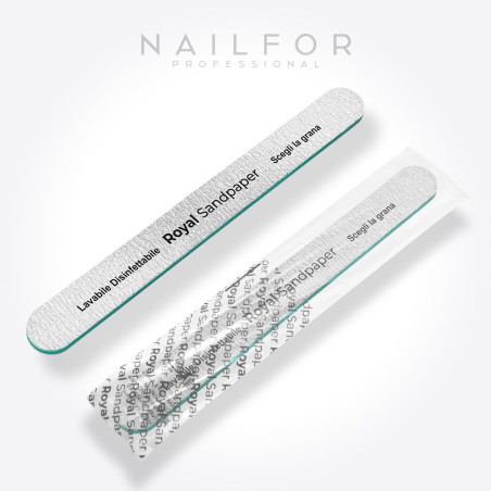 nail accessories, nails nail art high quality Royal STRAIGHT WASHABLE FILE 1pc - Single Pack Nailfor €1.00 Nailfor