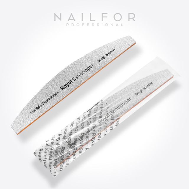 accessori per unghie, nails nail art alta qualità LIMA ROYAL BOOMERANG LAVABILE 1pz - SINGLE PACK Nailfor 1,00 € Nailfor