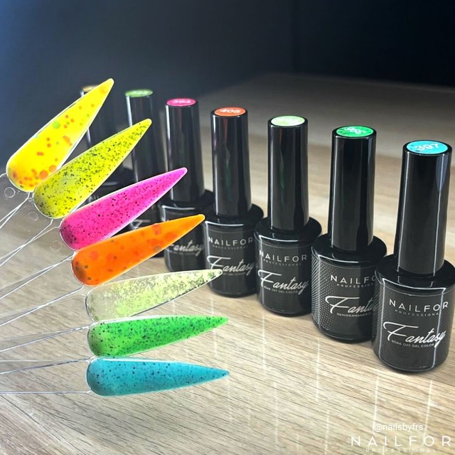 Esmalte de uñas semipermanente color: Fantasy Esmalte semipermanente Gel - 402 confetti Nailfor por 7,99 €