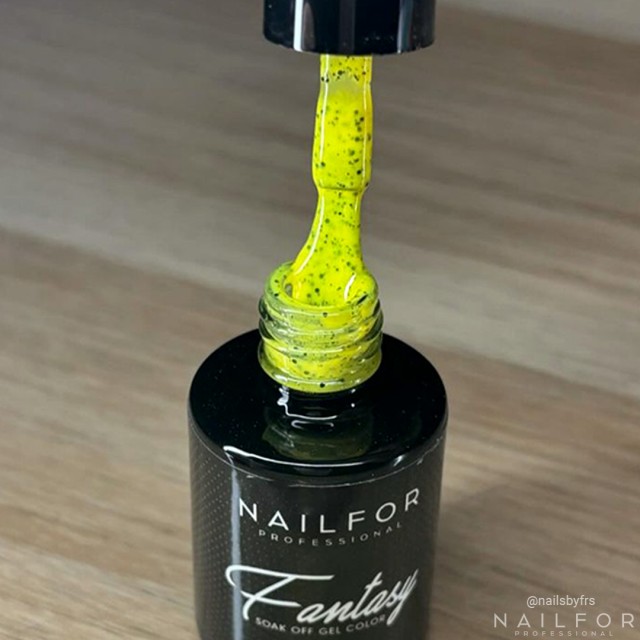 Esmalte de uñas semipermanente color: Fantasy Esmalte semipermanente Gel - 395 confetti Nailfor por 7,99 €