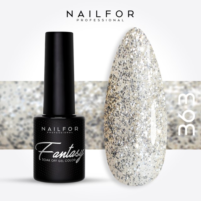 Vernis à ongles semi-permanent couleur : Fantasy Semi-permanent Gel Polish - 363 Nailfor 8,99 €