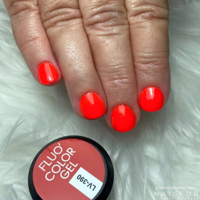 nail gel color, nail art , nails Butter High Density Gel Color Fluo - LC390 | Nailfor €4.99