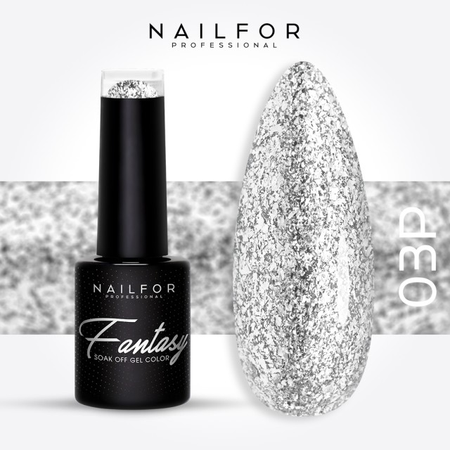 Vernis à ongles semi-permanent couleur : Fantasy Platinum Vernis Gel Semi-permanent - 03P Nailfor 7,99 €