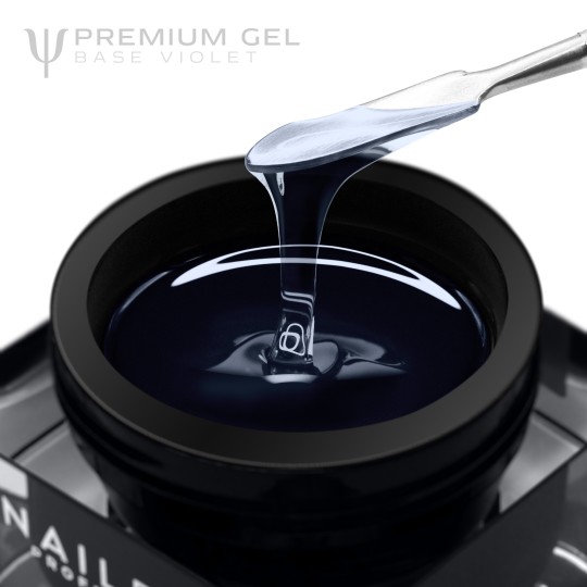 Gel per unghie ricostruzione PREMIUM GEL BASE VIOLET - HEMA FREE 20ML Nailfor 13,99 €