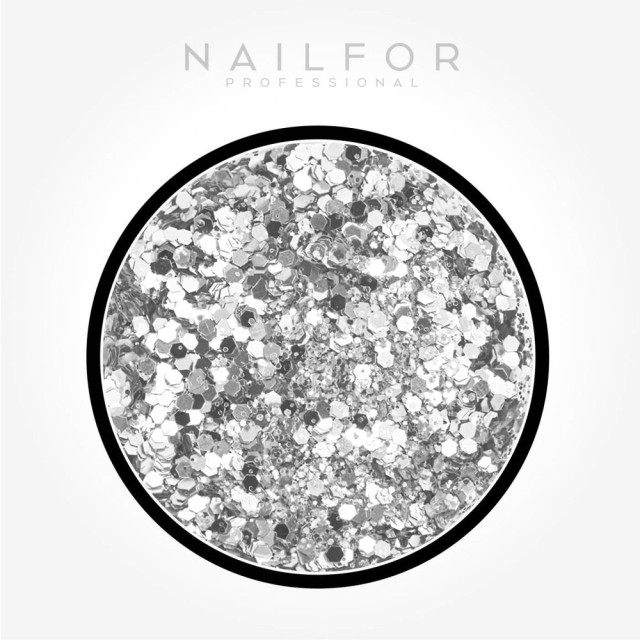Decoración nail art , reconstrucción de uñas, LENTEJUELAS Paillettes - B0100 Nailfor 2,99 €